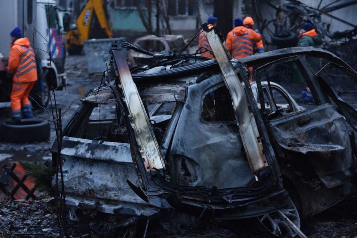 Attacchi russi a Dnipro