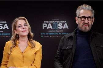 Claudia Gerini e Marco Giallini