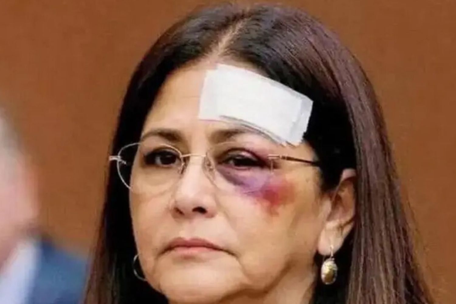 La foto postata su X da Sophia Chikirou prima di essere cancellata