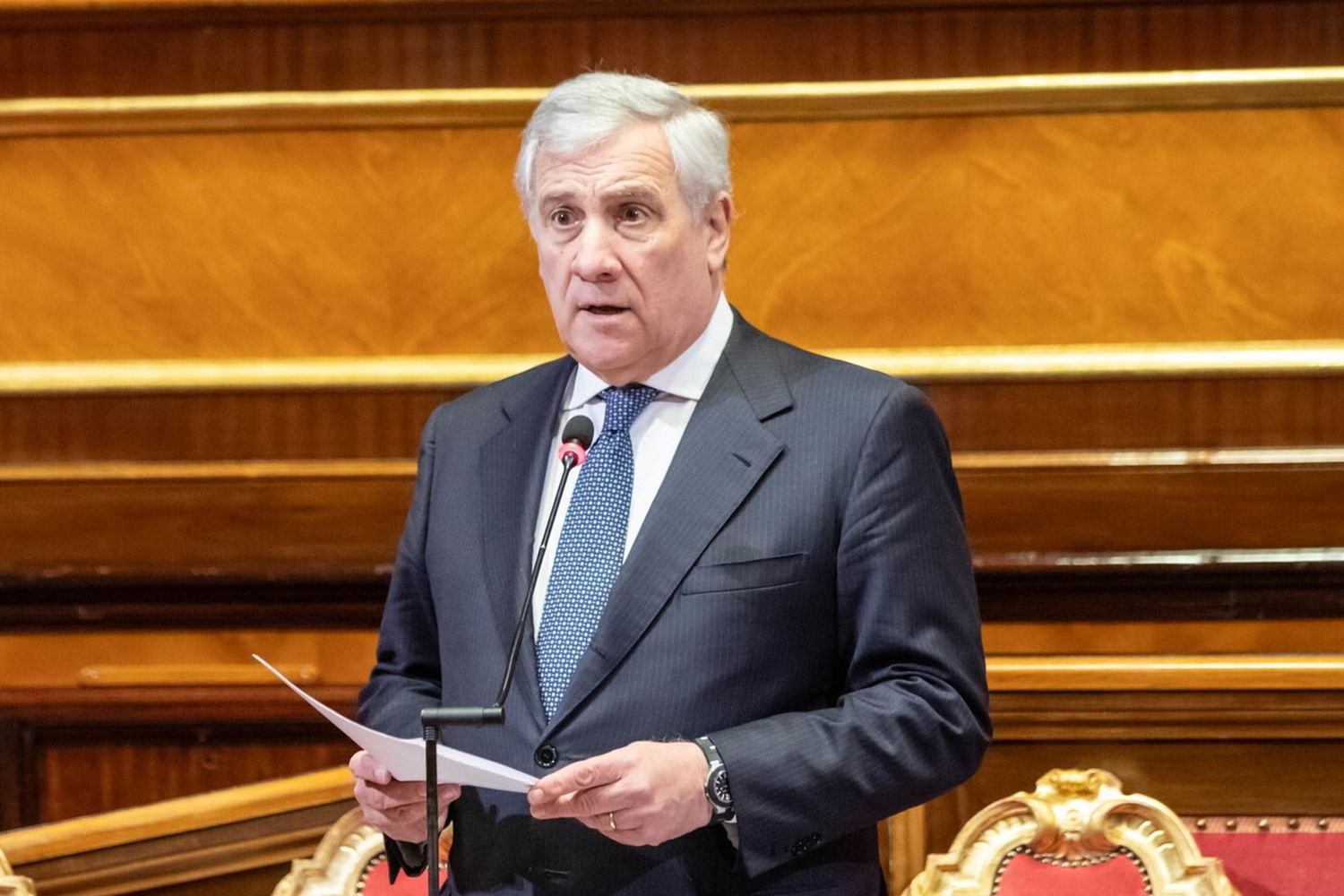 Il ministro Antonio Tajani