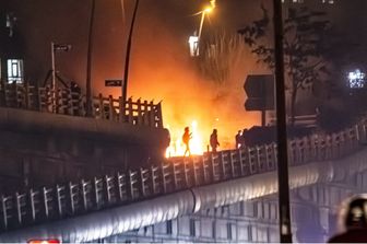 Manifestazione a Teheran, scontri