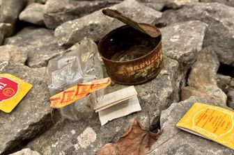 La scatoletta di tonno che conteneva il messaggio del 1972