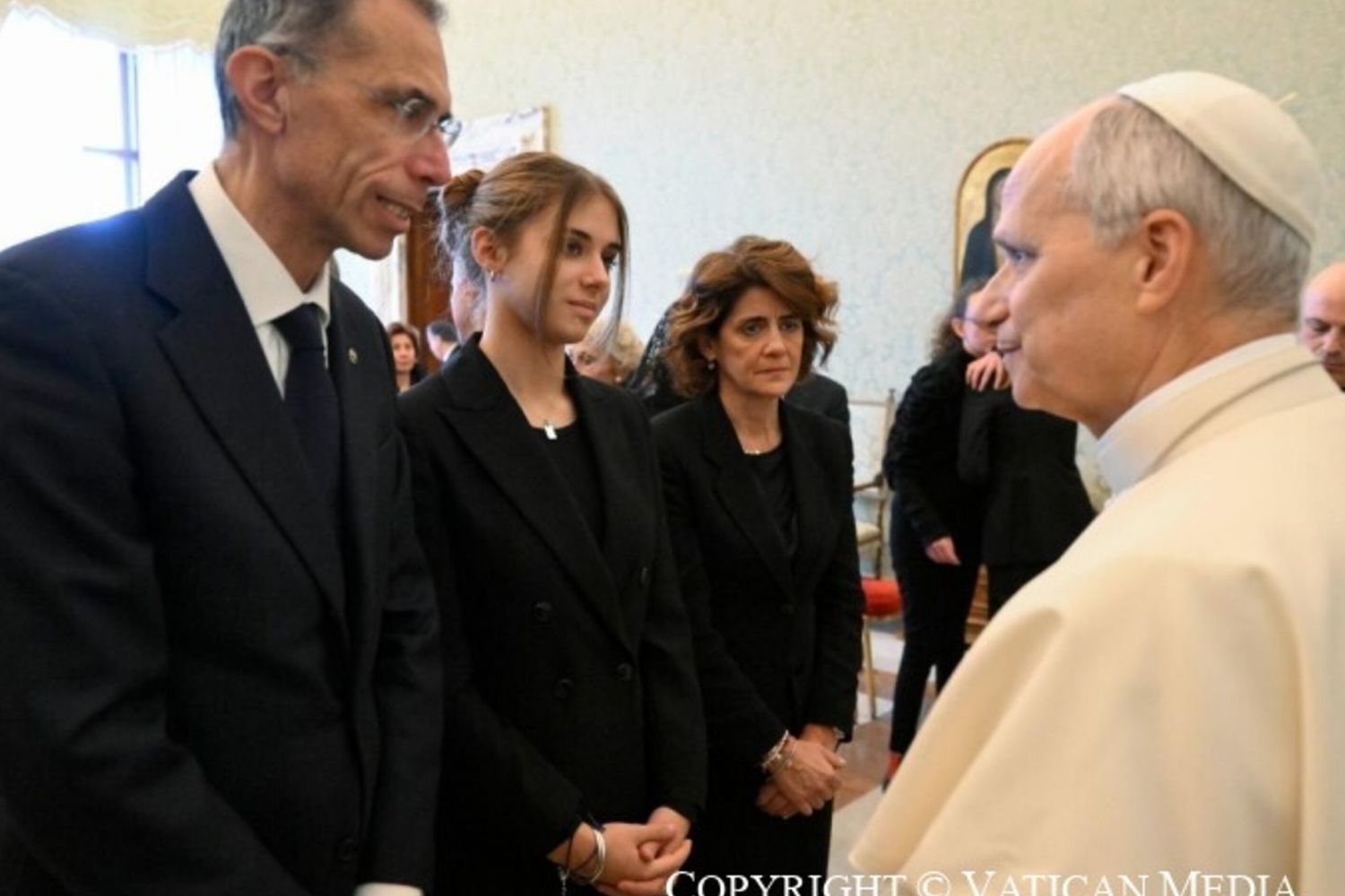 Papa Leone incontra i familiari delle vittime di Crans