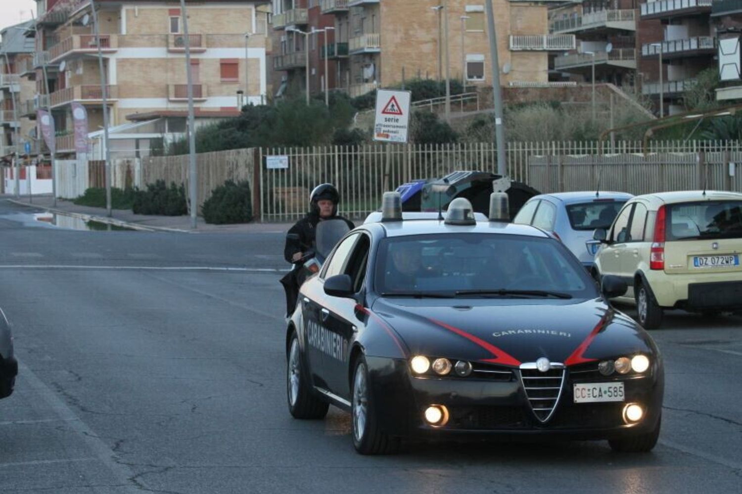 Una gazzella dei carabinieri