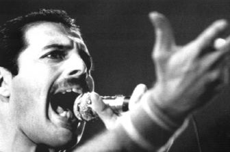 Il frontman del gruppo rock britannico "Queen", Freddie Mercury