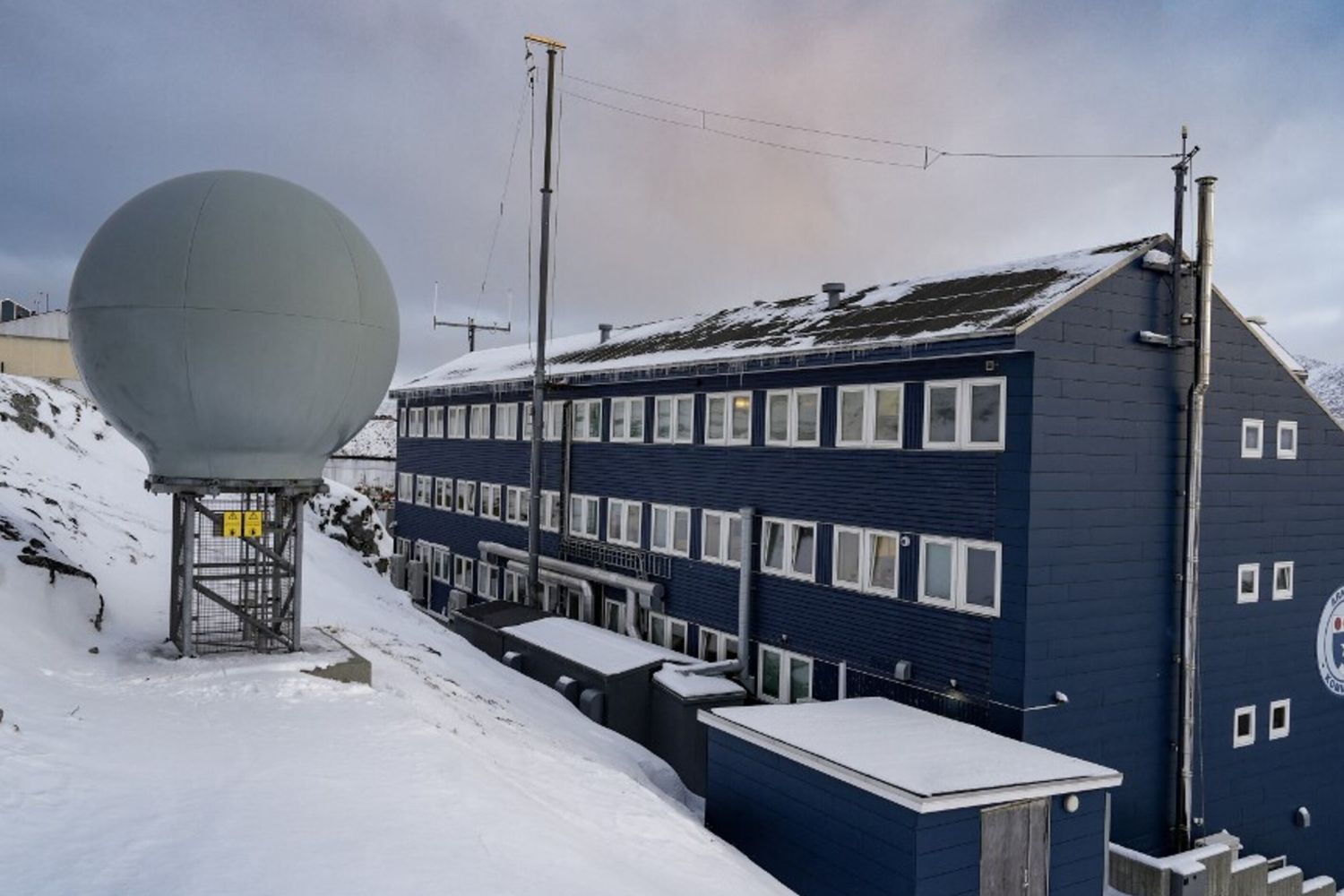Il quartier generale del Comando congiunto artico a Nuuk che gestisce i compiti della Difesa in Groenlandia