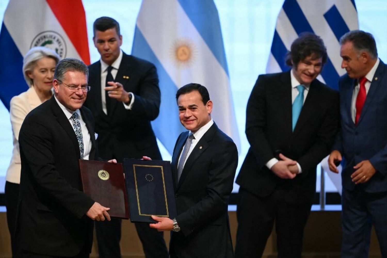 Cerimonia di firma dell'accordo commerciale tra l'Unione europea e il Mercosur