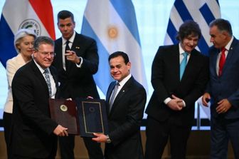 Cerimonia di firma dell'accordo commerciale tra l'Unione europea e il Mercosur