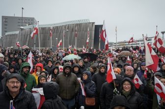 Manifestazione a Nuuk in Groenlandia