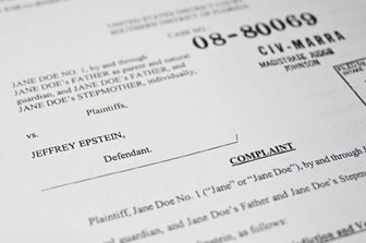 Un documento del tribunale Usa sul caso Epstein