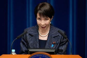 La premier giapponese Sanae Takaichi