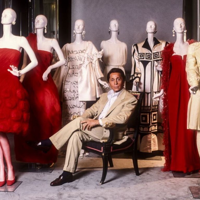 Valentino nel suo Atelier