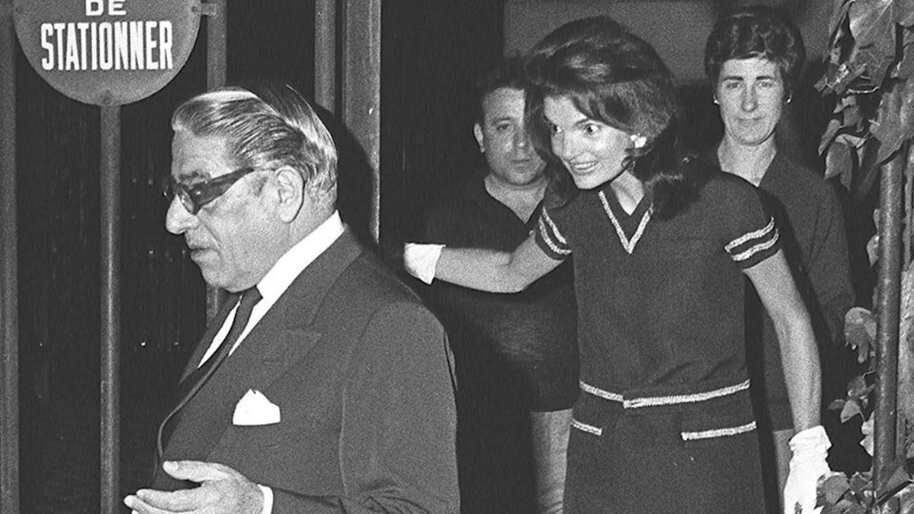 Jackie Kennedy e Aristote Onassis