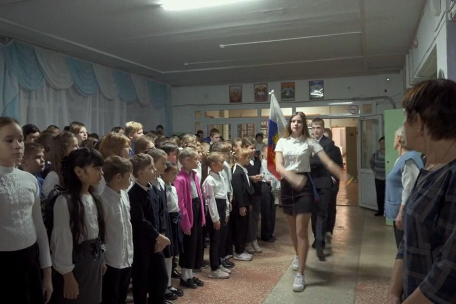 Una scena di 'Mr. Nobody Against Putin'