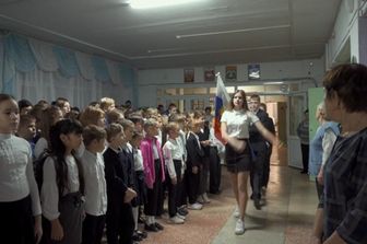 Una scena di 'Mr. Nobody Against Putin'