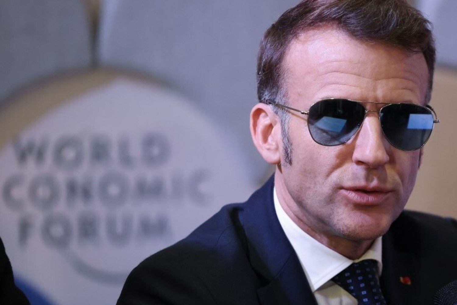 Macron al Forum di Davos