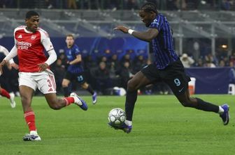 Inter Arsenal nella partita di Champions a San Siro