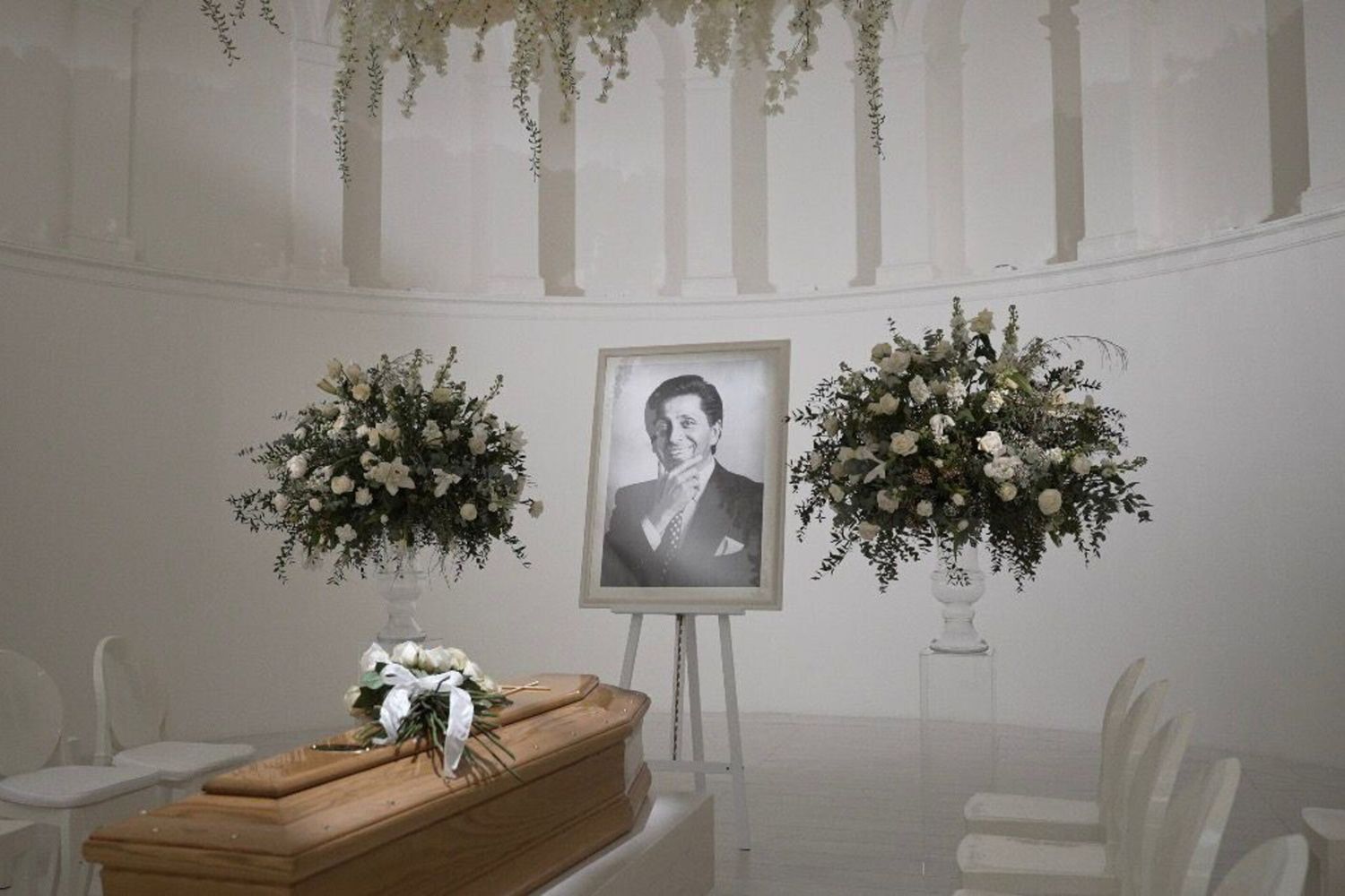 La camera ardente di Valentino