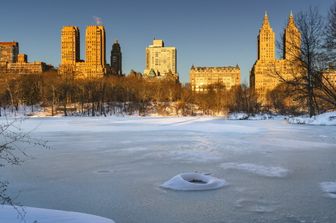 Immagini di repertorio - New York innevata