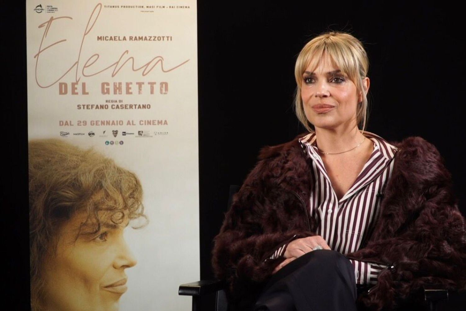 Micaela Ramazzotti nel ruolo di Elena Di Porto in 'Elena del ghetto'