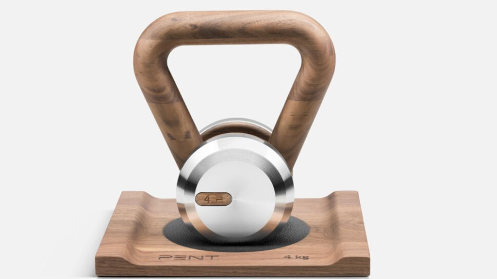 Kettlebell con supporto in legno LOVA™