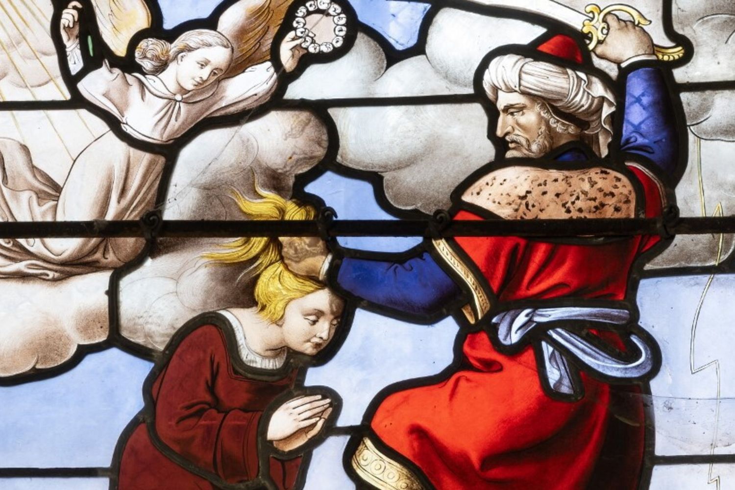 Martirio di Santa Barbara, Chiesa di Notre-Dame di Semur-en-Auxois in Francia