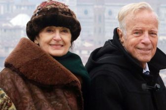 Carla Fracci con Franco Zeffirelli nel 2011