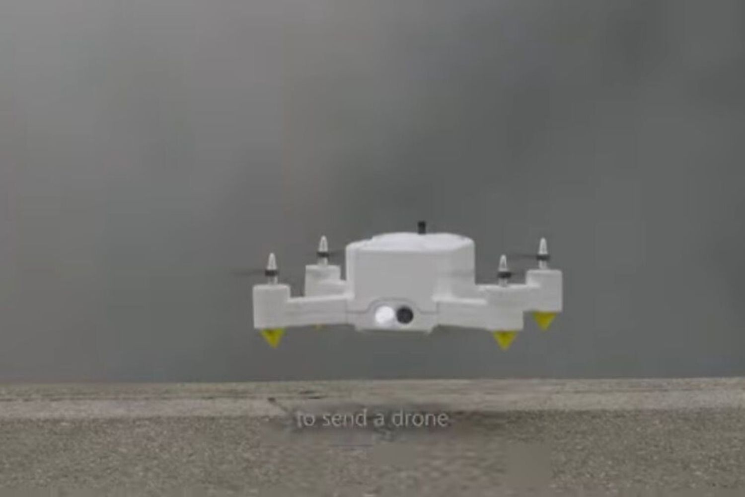 Drone resiste al fuoco incendi