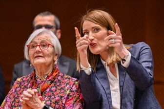 Tatiana Bucci e Roberta Metsola