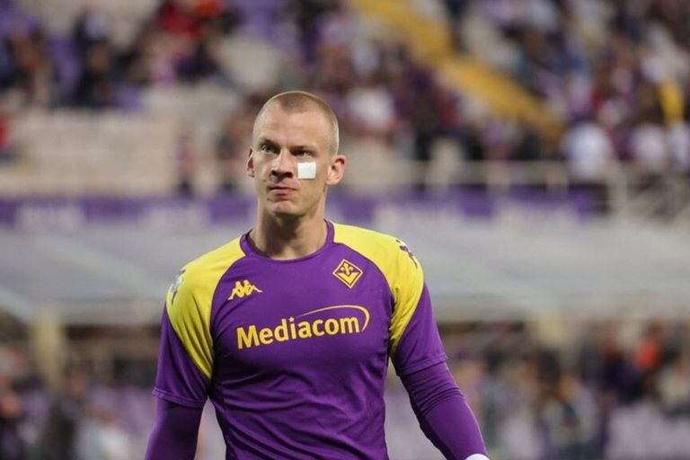 Oliver Christensen portiere della Fiorentina