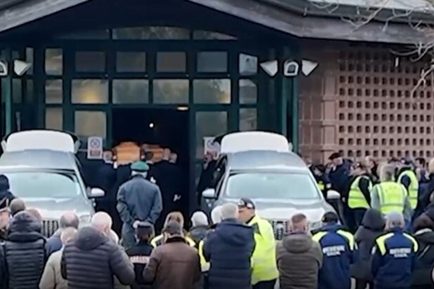 Funerali ad Anguillara Sabazia dei genitori di Claudio Carlomagno