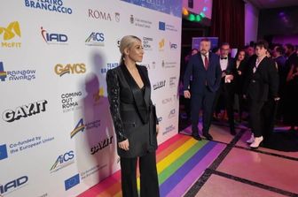 Malika Ayana alla serata dei Rainbow Awards