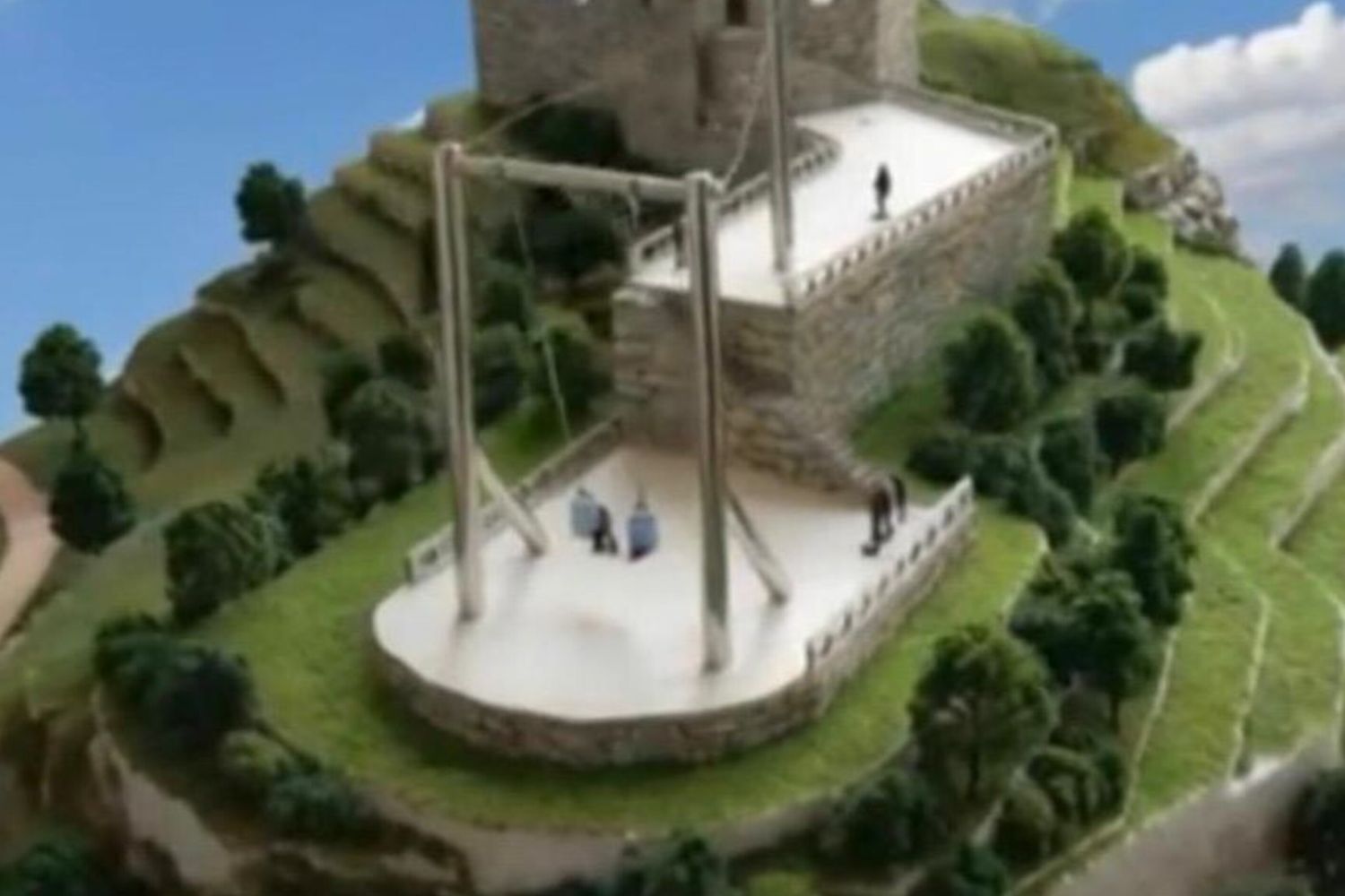 ll progetto dell'altalena nel borgo di Baragiano