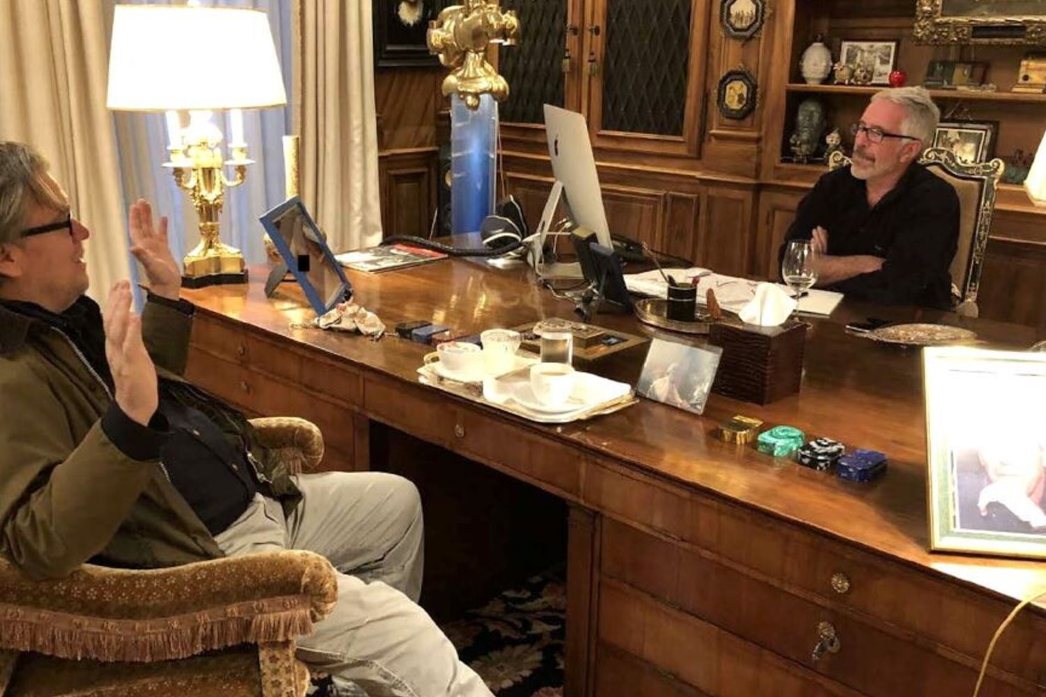 Steve Bannon e Jeffrey Epstein