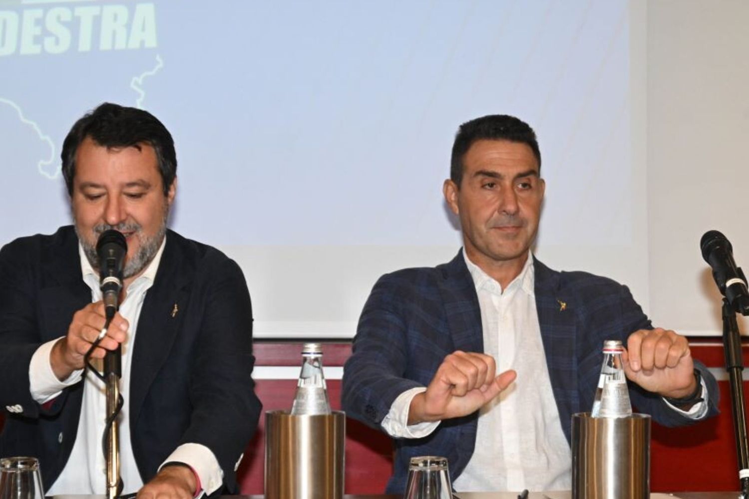 Matteo Salvini e Roberto Vannacci