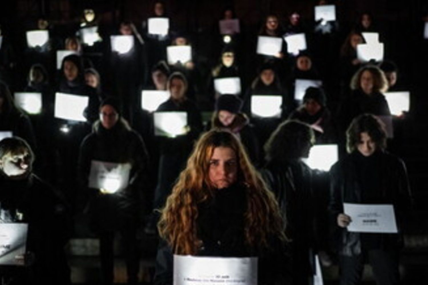 Manifestazione contro i femminicidi