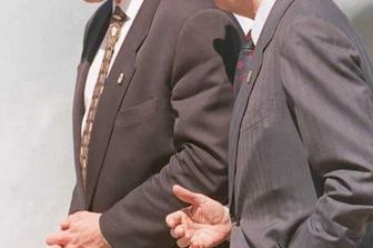 Lamberto Dini con Bill Clinton