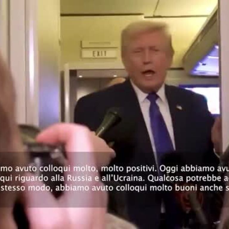 Trump: Colloqui molto positivi su Russia-Ucraina e Iran, qualcosa potrebbe accadere