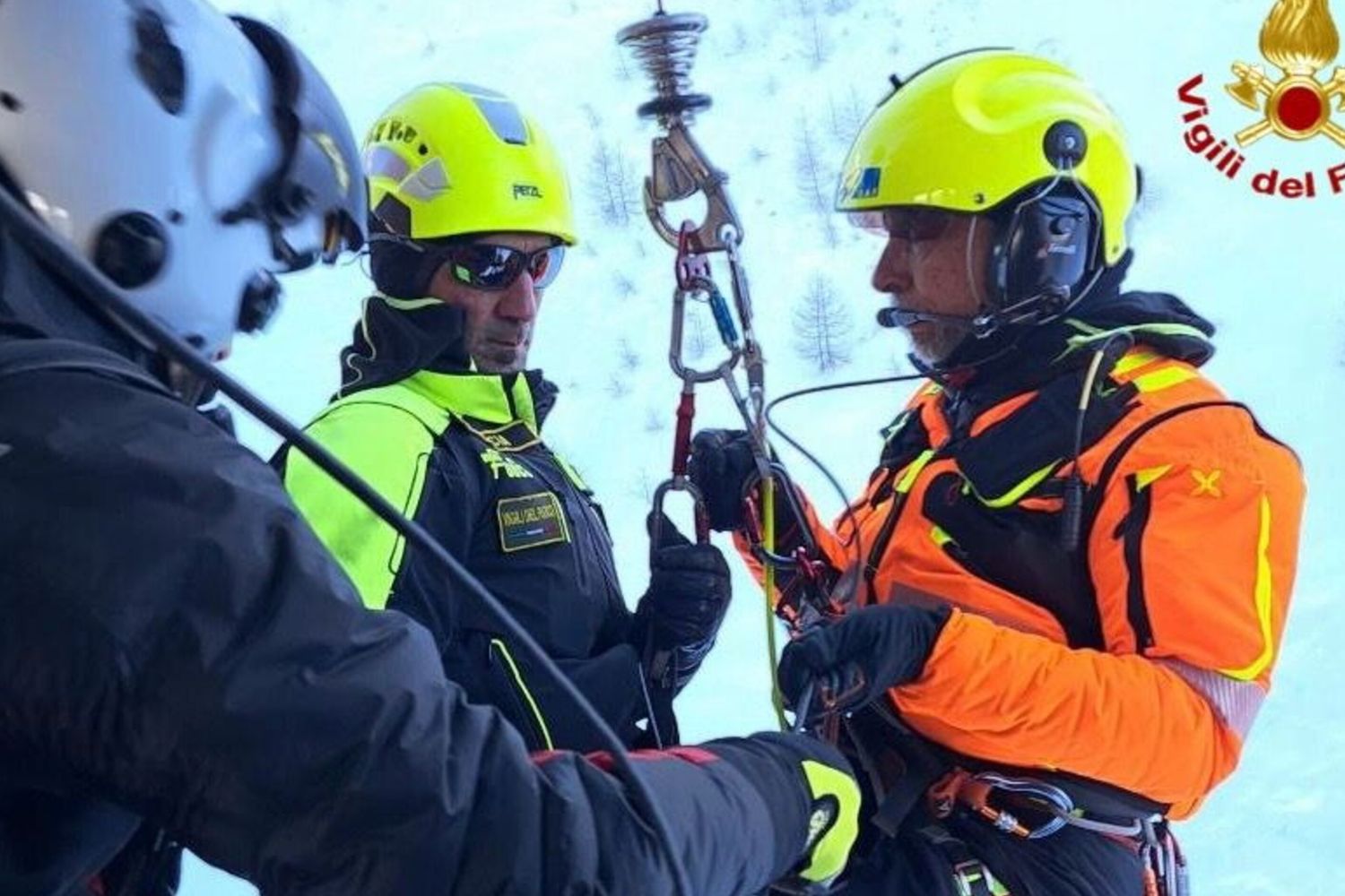 Soccorsi valanga in Valtellina