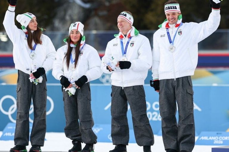 La squadra italiana del Biathlon