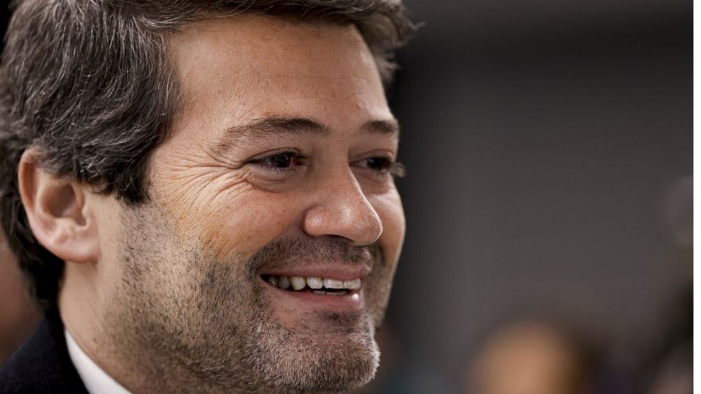 Il candidato presidenziale e leader del partito di estrema destra Chega ("Basta"), André Ventura