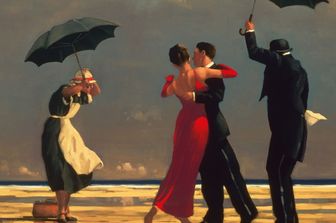 The Singing Butler di Jack Vettriano