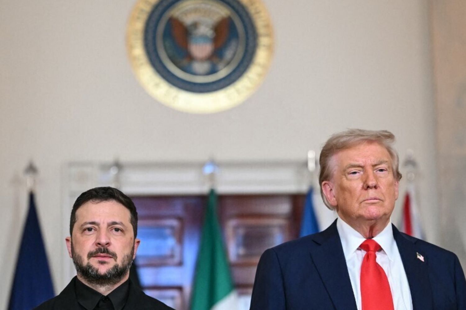 Zelensky e Trump
