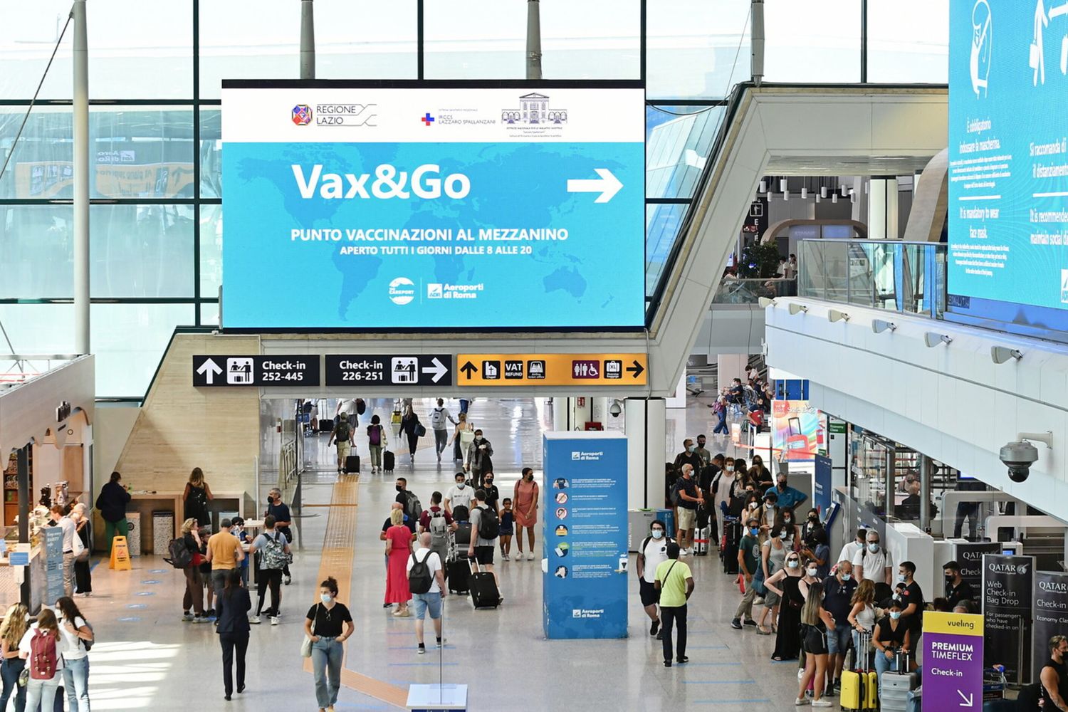 L'aeroporto di Fiumicino