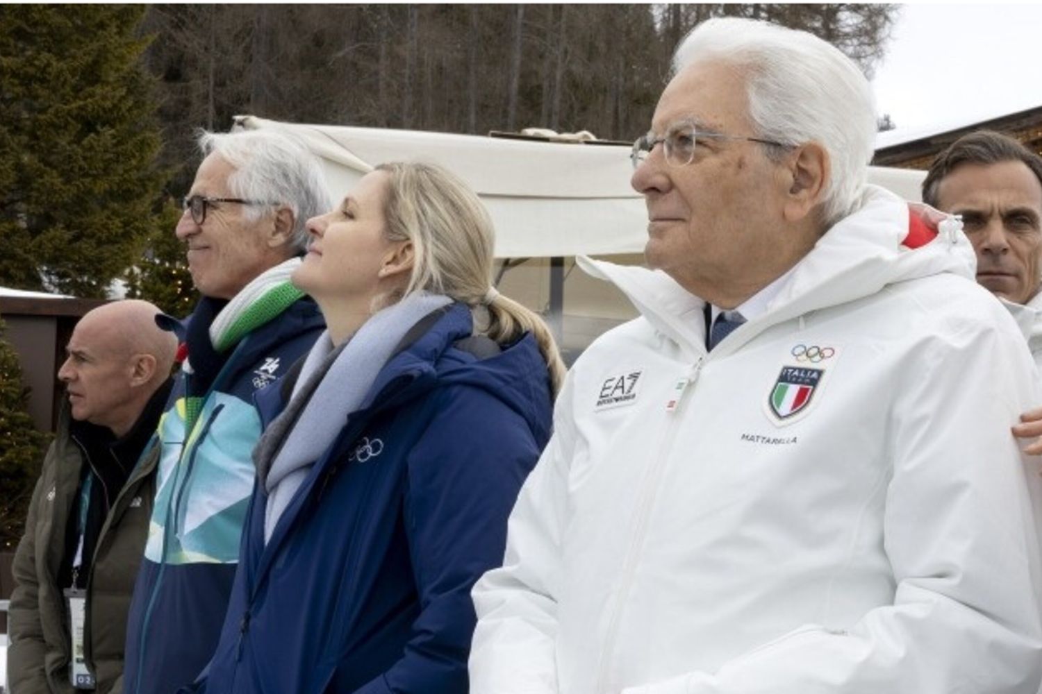 Mattarella a Cortina per il SuperG, il rammarico per Goggia