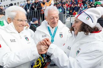 I complimenti di Mattarella a Brignone, "bravissima" [VIDEO]