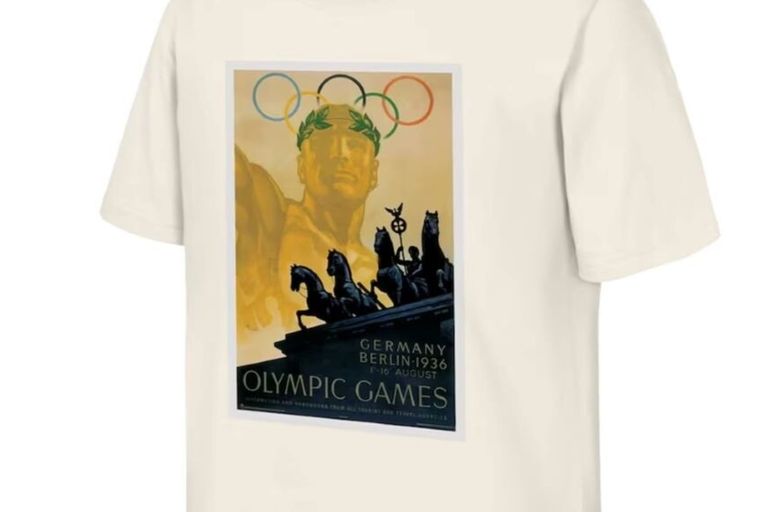 La maglietta commemorativa dei Giochi di Berlino del 1936