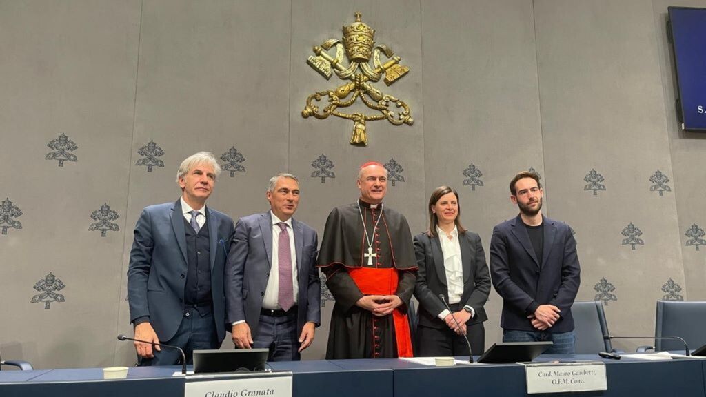 Presentazione del progetto “Oltre il Visibile" realizzato con Eni per il monitoraggio strutturale della Basilica di San Pietro