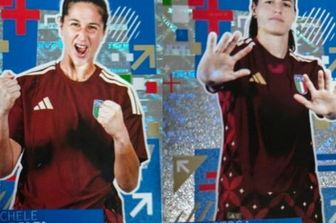L'errore nell'album "Calciatrici" della Panini