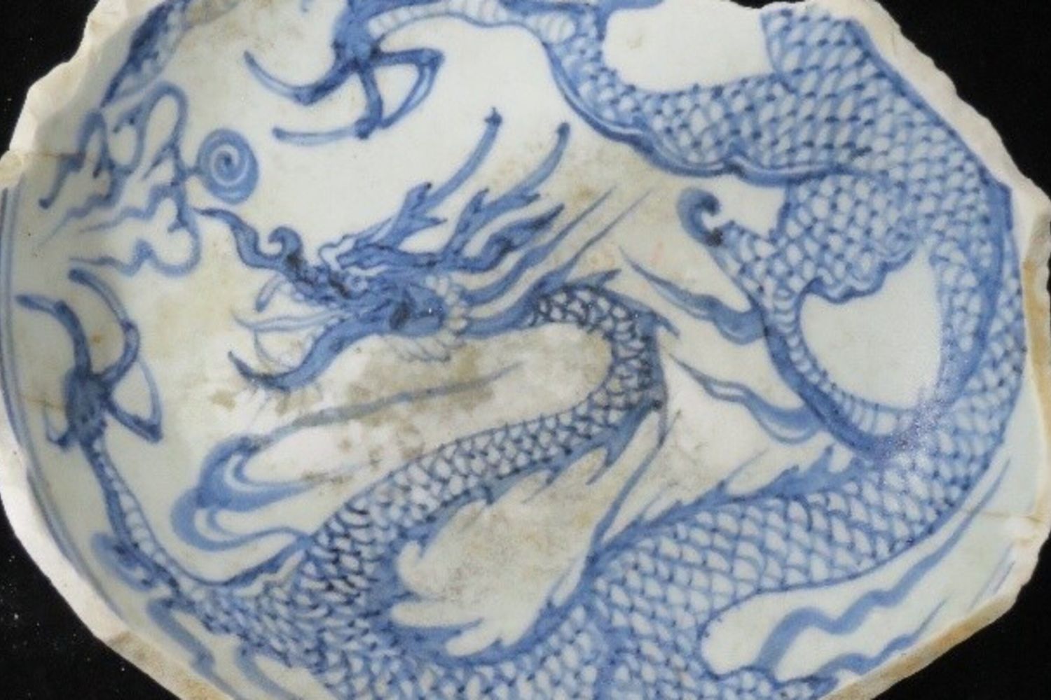 Carico record di porcellana blu e bianca in un antico relitto scoperto a Singapore